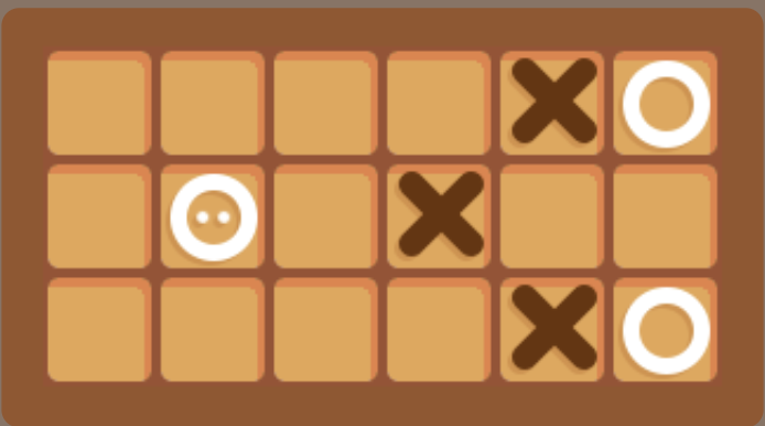 Tutorial board. Try the game first for full context.